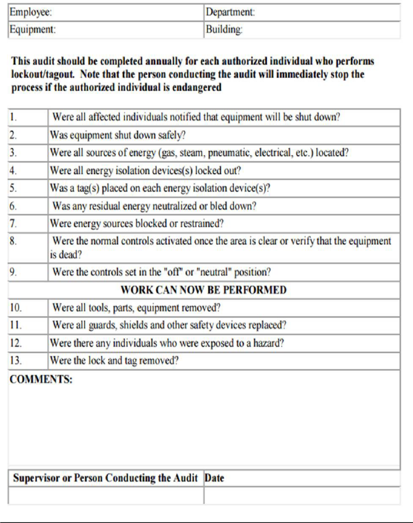 GS5103 - Lock Out Tag Out Safety Policy - UT System Policies